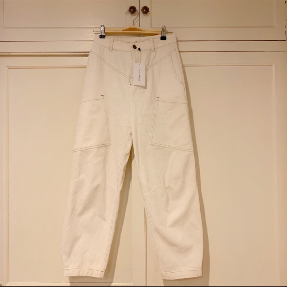 Lovers + Friends Micah White Baggy Jean Revolve - Picture 5 of 5